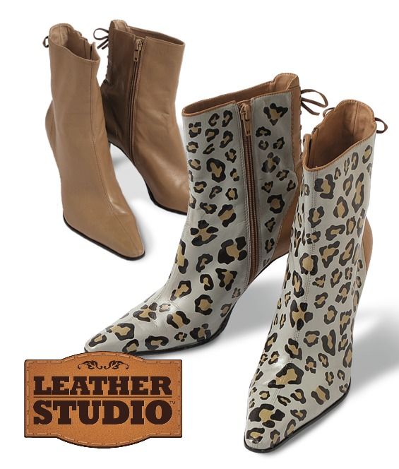 Plaid leather studio paint on sale